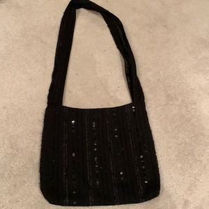 B. Cavalli Black sequin shoulder handbag